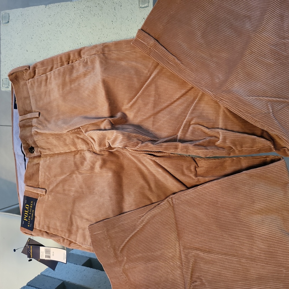 Polo Ralph Lauren mens corduroy pants size 29/30 tan